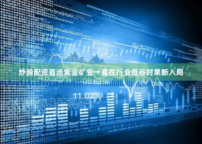 炒股配资首选紫金矿业一直在行业低谷时果断入局